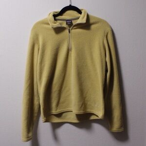 Yellow Quarter Zip Sweater